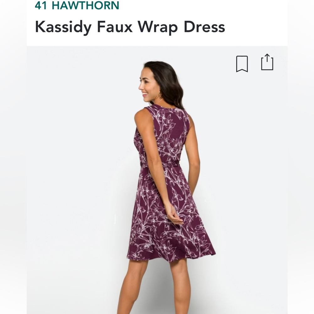 41Hawthorne Kassidy Faux Wrap Dress Size XL - Picture 5 of 6